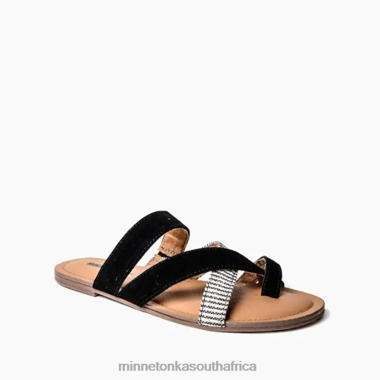 Minnetonka Footwear RNL6F165 Women Faribee Black Multi