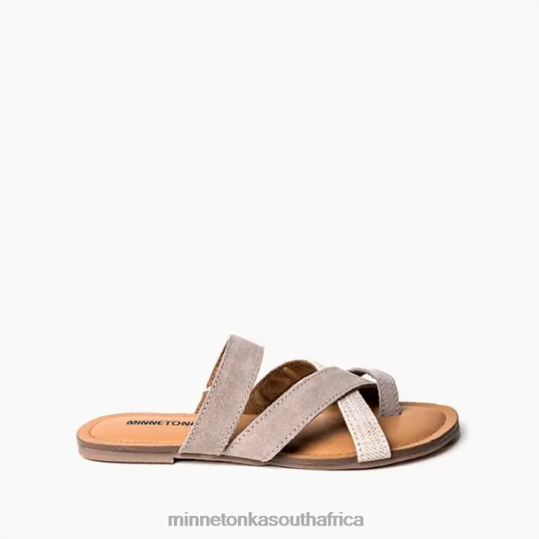 Minnetonka Footwear RNL6F168 Women Faribee Simply Taupe Multi