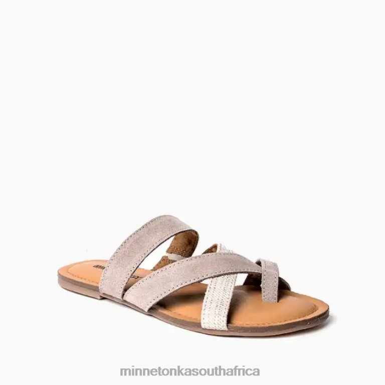 Minnetonka Footwear RNL6F168 Women Faribee Simply Taupe Multi