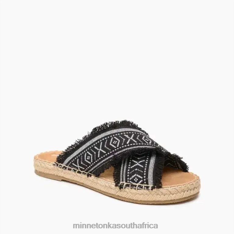 Minnetonka Footwear RNL6F169 Women Pepper Black