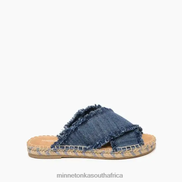Minnetonka Footwear RNL6F170 Women Pepper Blue Denim