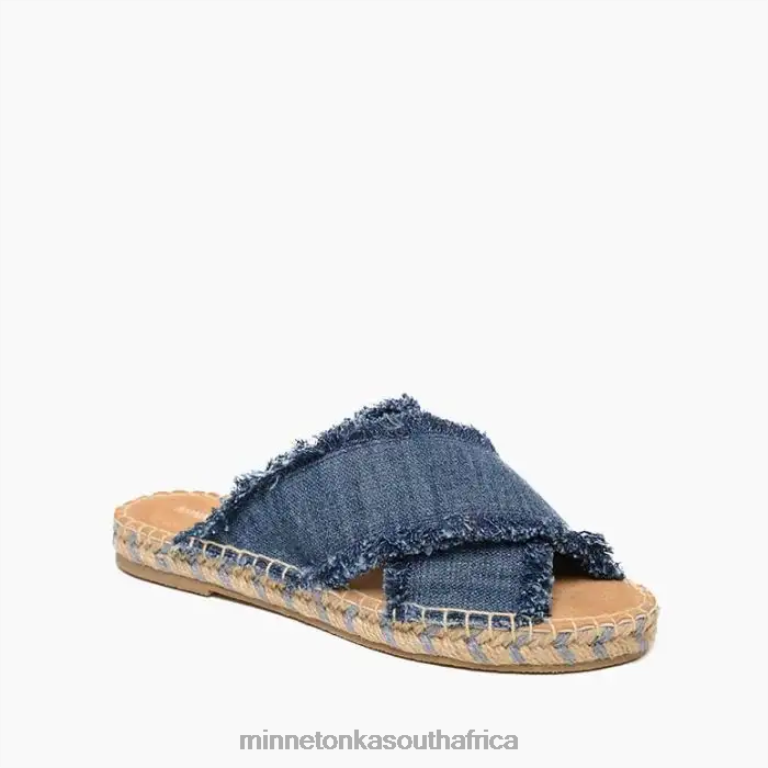 Minnetonka Footwear RNL6F170 Women Pepper Blue Denim