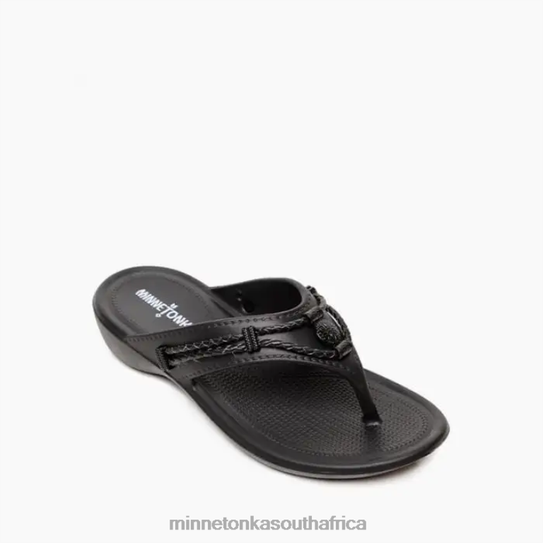 Minnetonka Footwear RNL6F189 Women Silverthorne Prism Black