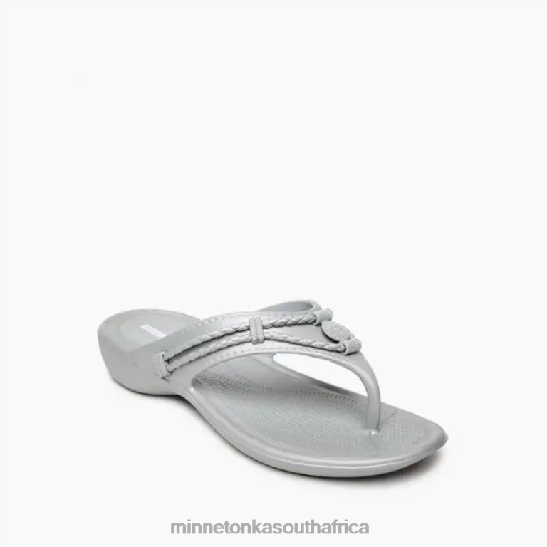 Minnetonka Footwear RNL6F191 Women Silverthorne Prism Grey