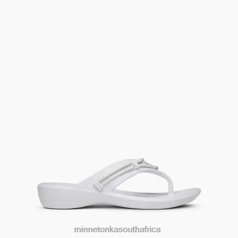 Minnetonka Footwear RNL6F195 Women Silverthorne Prism White