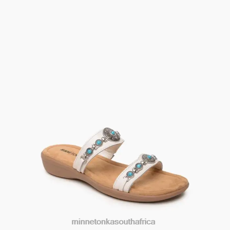 Minnetonka Footwear RNL6F198 Women Brenn White