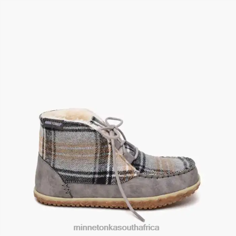 Minnetonka Footwear RNL6F17 Women Torrey Grey Plaid Combo