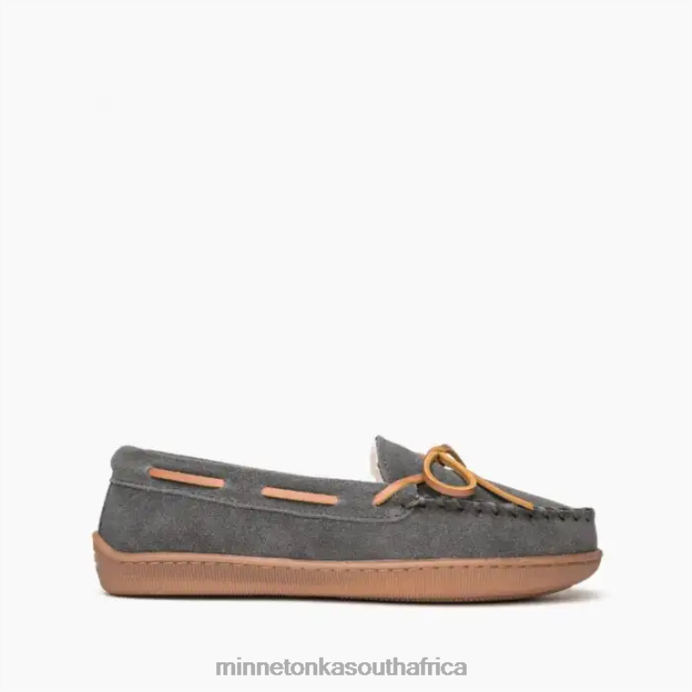 Minnetonka Footwear RNL6F216 Women Pile Lined Hardsole Charcoal