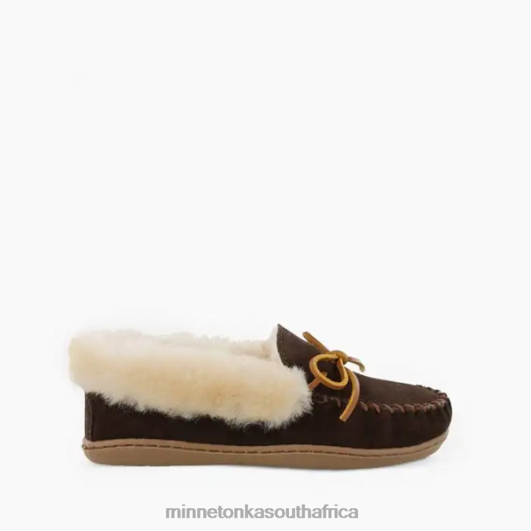 Minnetonka Footwear RNL6F225 Women Alpine Sheepskin Moc Chocolate
