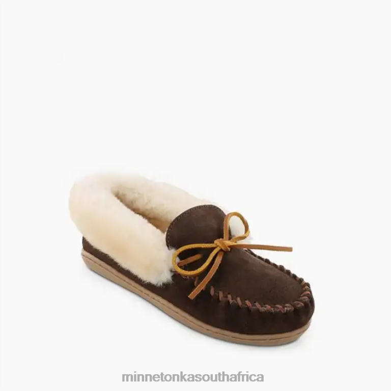 Minnetonka Footwear RNL6F225 Women Alpine Sheepskin Moc Chocolate