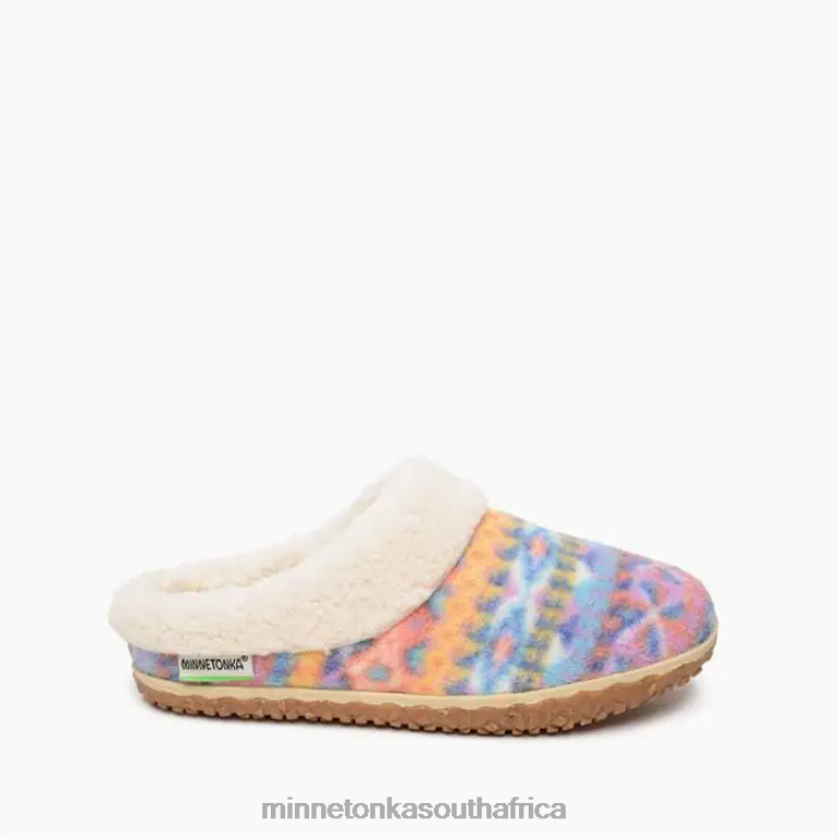 Minnetonka Footwear RNL6F255 Women Eco Spruce Orange Sunset