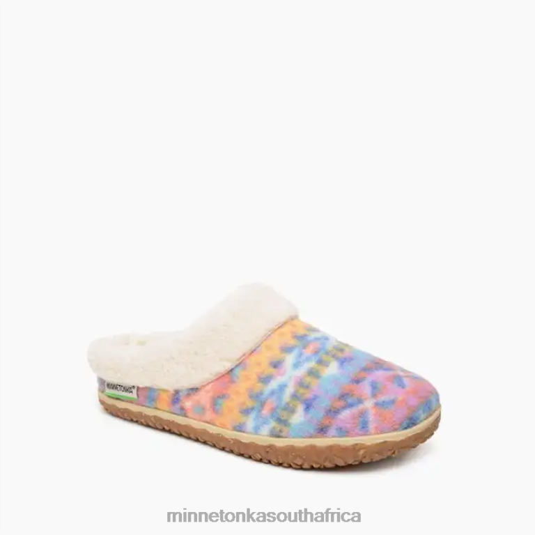 Minnetonka Footwear RNL6F255 Women Eco Spruce Orange Sunset