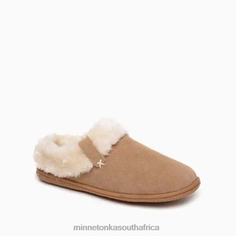 Minnetonka Footwear RNL6F256 Women Camp Collar Scuff Cinnamon