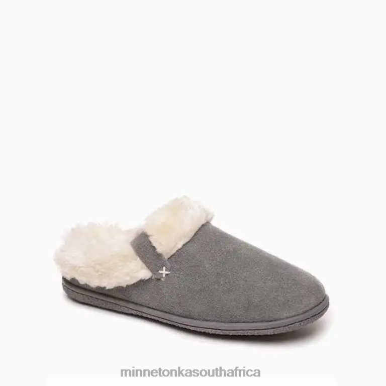 Minnetonka Footwear RNL6F257 Women Camp Collar Scuff Grey