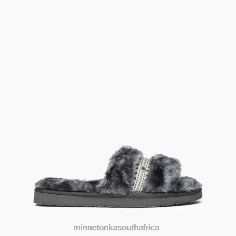 Minnetonka Footwear RNL6F276 Women London Charcoal