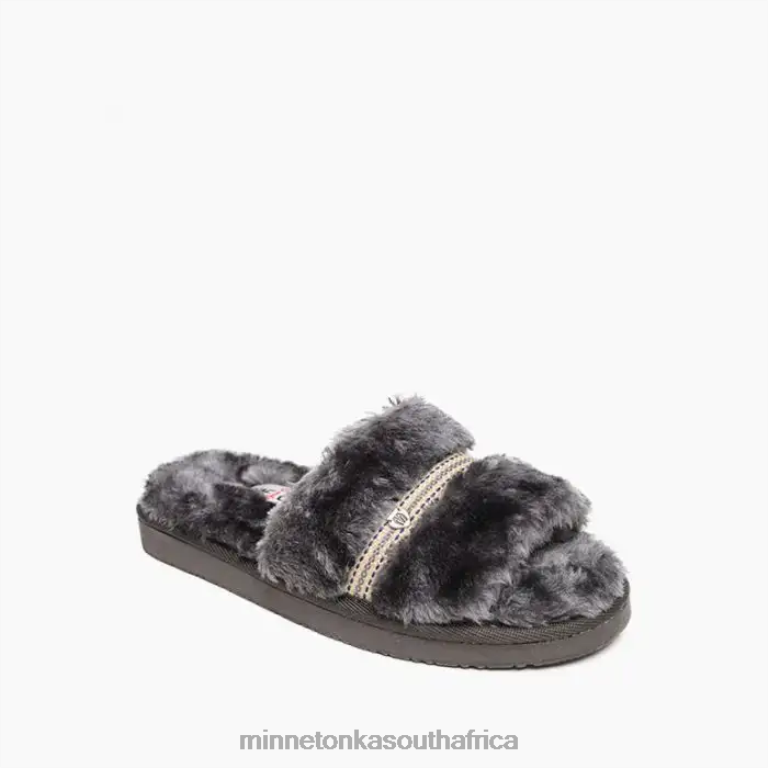 Minnetonka Footwear RNL6F276 Women London Charcoal