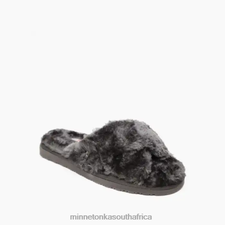Minnetonka Footwear RNL6F281 Women Lilly Charcoal