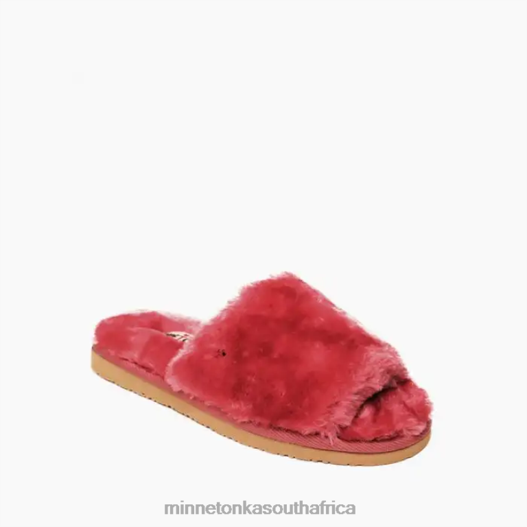 Minnetonka Footwear RNL6F284 Women Lolo Berry Red