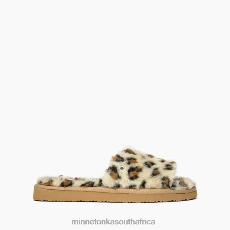 Minnetonka Footwear RNL6F290 Women Lolo Cream Leopard Print