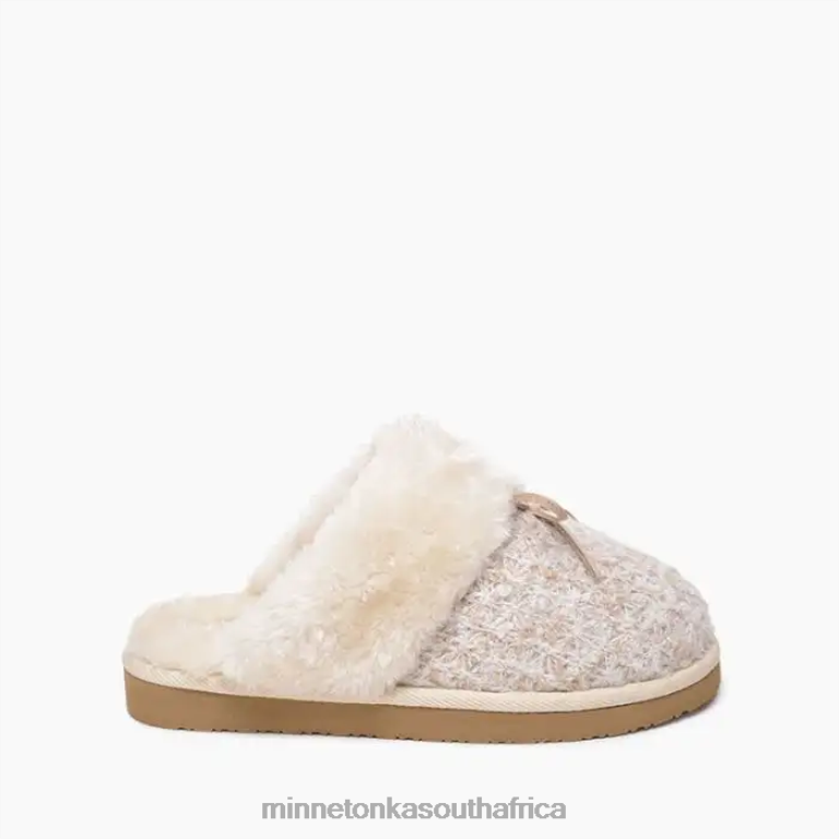 Minnetonka Footwear RNL6F304 Women Flurry Scuff Cream