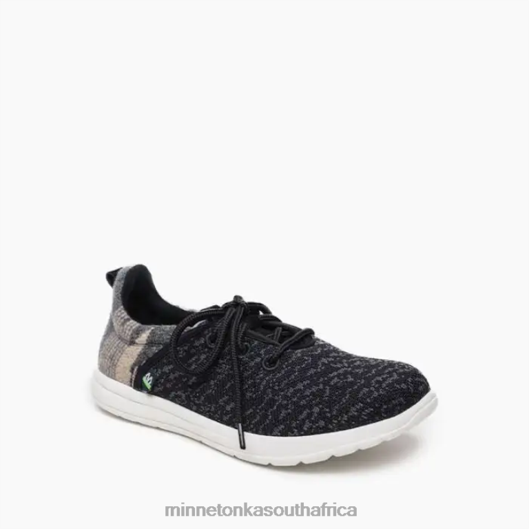 Minnetonka Footwear RNL6F316 Women Eco Anew Black Multi